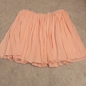BB Dakota Orange Skirt Size 6
